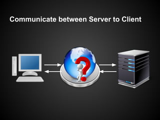 Communicate between Server to Client
 