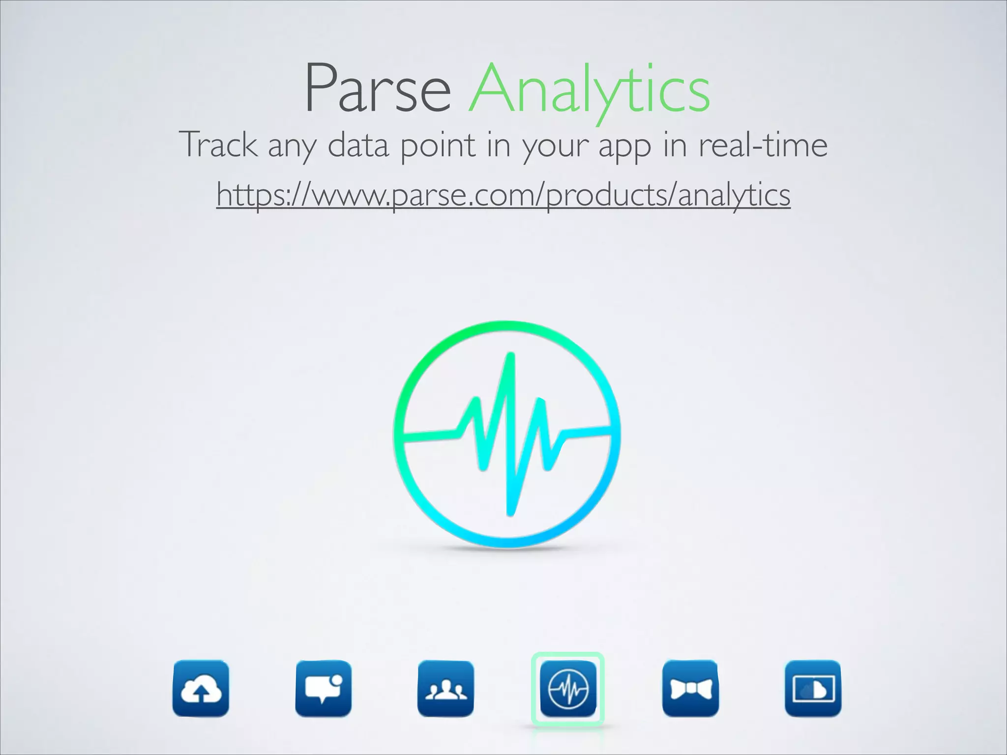 Parse Analytics Track any data point in your app in real-time https://www.parse.com/products/analytics 