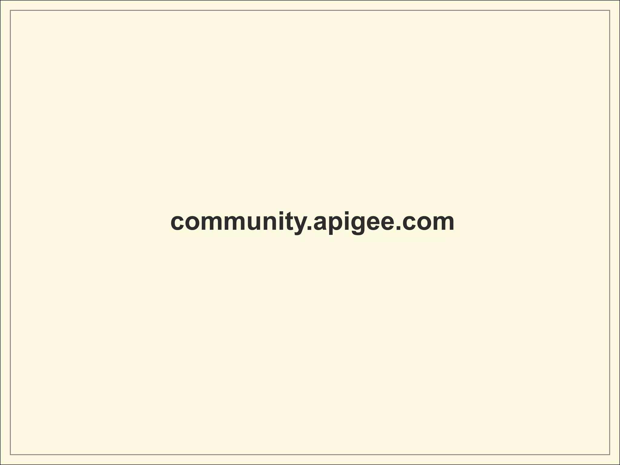 community.apigee.com 