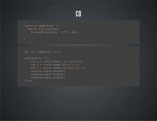 CO
f nt o ra (i e {
u c in ed f l)
rt r fn to (n {
e un uc i nf )
f .e di e fl ,' t8 , f)
sr aF l( ie uf ' n;
}
}

v rc = rq ie 'o )
a o
eu r (c ';
c (u ci n* )
o f nt o ({
v r a = y e dr a ( . i i n r ' ;
a
il e d 'g tg oe )
v r b = y e dr a ( M k f l ' ;
a
il e d 'a ei e )
v r c = y e dr a ( p c a e j o ' ;
a
il e d 'a kg .s n )
c no el g al nt )
os l. o( .e g h;
c no el g bl nt )
os l. o( .e g h;
c no el g cl nt )
os l. o( .e g h;
} (;
))

 