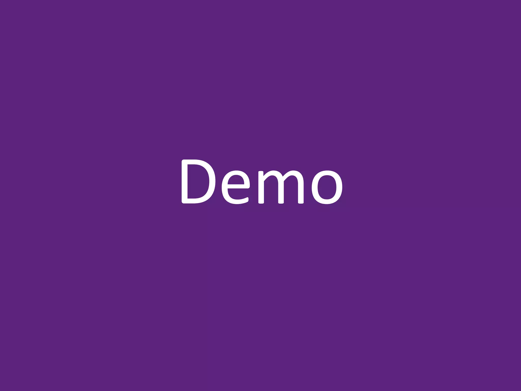Demo

 