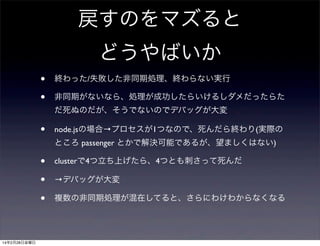 Τޥ
ɤФ
?
?

Kä/ʧͬڄIKʤg
ͬڤʤʤ顢Iɹ餤뤷ä餿
̤ΤǤʤΤǥǥХå

?

node.jsΈϡץ1ĤʤΤǡK(gH
Ȥ passenger ȤǽQܤǤ뤬ޤϤʤ)

?
?
?
14228ս

cluster4Ϥ顢4ĤȤ̤ä
ǥХå
}ηͬڄIڤƤȡˤ櫓狼ʤʤ

 