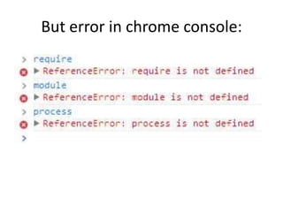 But error in chrome console:

 