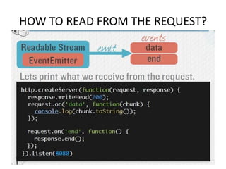 HOW TO READ FROM THE REQUEST?

 
