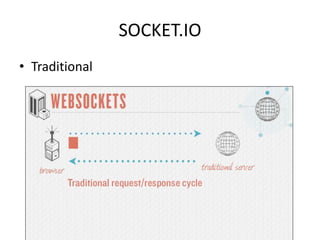 SOCKET.IO
• Traditional

 