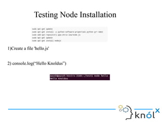 An Overview of Node.js