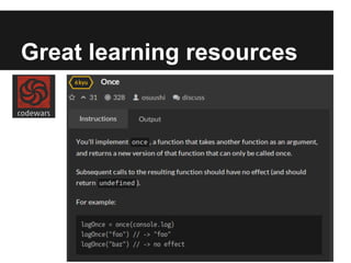 Great learning resources
 