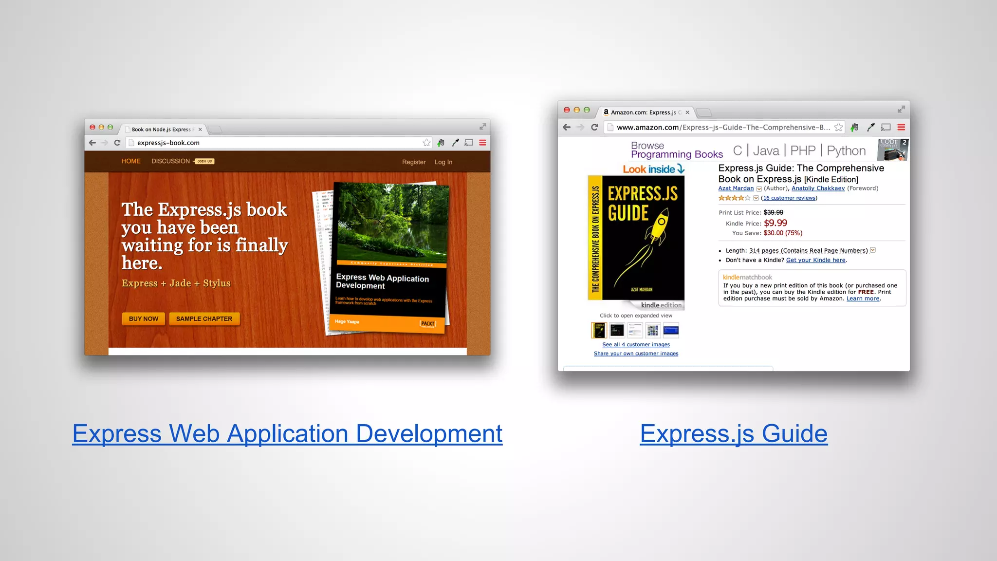 Express Web Application Development Express.js Guide 
 