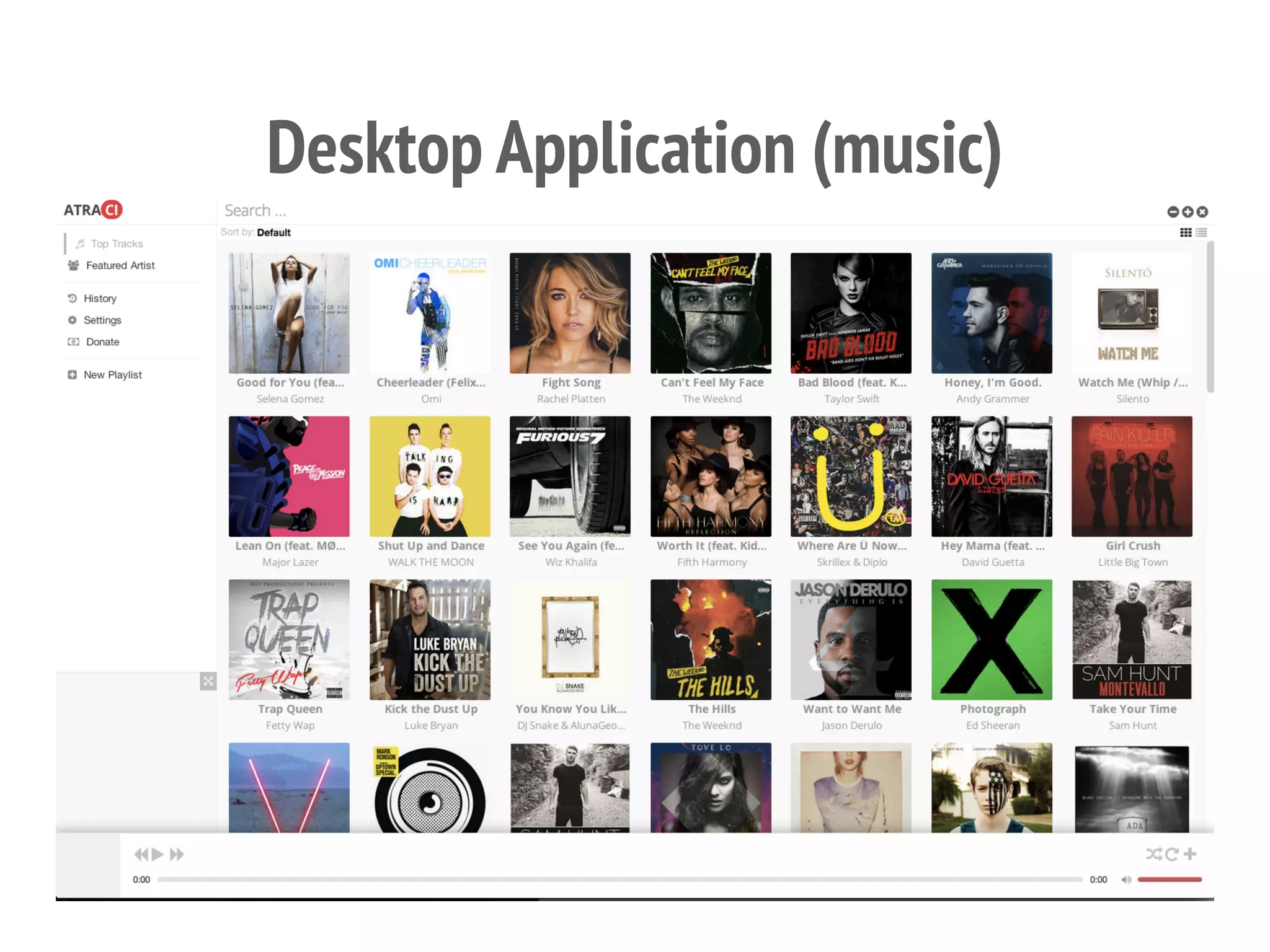 Desktop Application (music)
 