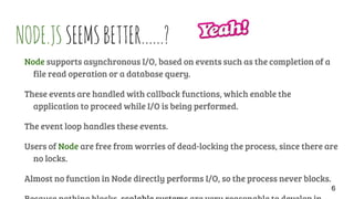 Introduction to NodeJS | PPTX