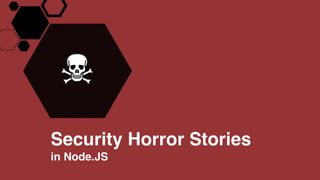 Node.js security - JS Day Italy 2018