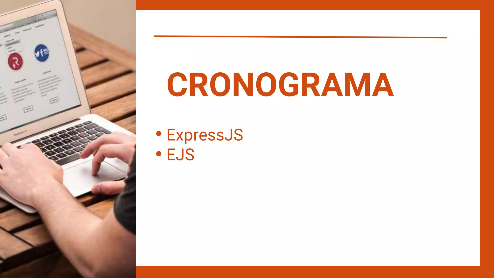 ExpressJS EJS CRONOGRAMA