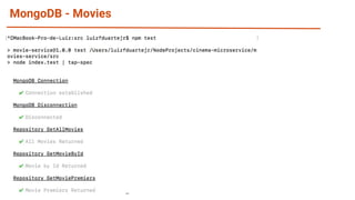 MongoDB - Movies
 