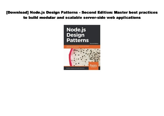 Pdf Node Js Design Patterns Second Edition Master Best Practic