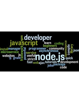 Node.js expressed in word clouds | PDF