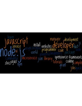 Node.js expressed in word clouds | PDF