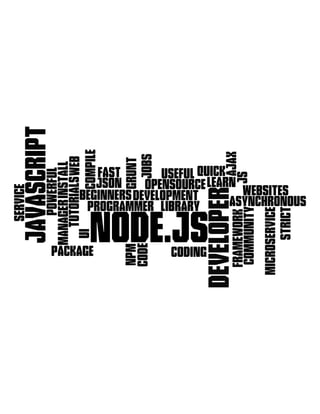 Node.js expressed in word clouds | PDF
