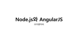 Node.js and angular js | PPT
