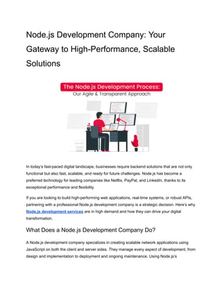 Top Node.js Development Company | Scalable Web & App Solutions | PDF