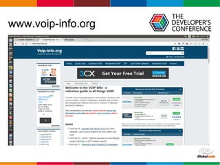 Globalcode – Open4education
www.voip-info.org
 