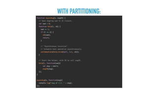 WITH PARTITIONING:
 