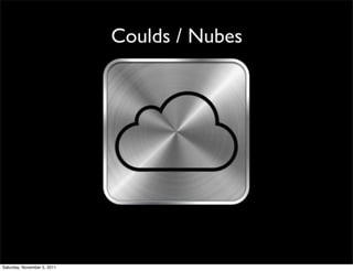 Coulds / Nubes




Saturday, November 5, 2011
 