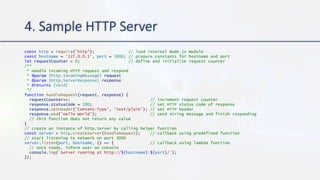 Node.js System: The Approach | PPT