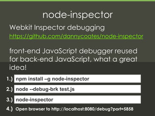 Node.js debugging | PPT