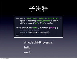 $ node childProcess.js
hello
world
 