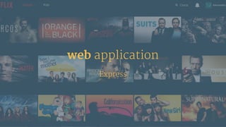 web application
Express
 