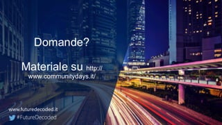 Future Decoded - Node.js per sviluppatori .NET