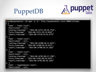 PuppetDB 
 