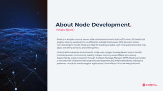 Scalable Node Development for High-Performance Applications | PDF