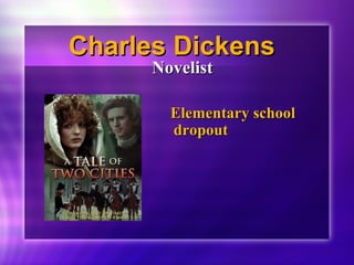 CChhaarrlleess DDiicckkeennss 
NNoovveelliisstt 
EElleemmeennttaarryy sscchhooooll 
rroopp ddrrooppoouutt 
 