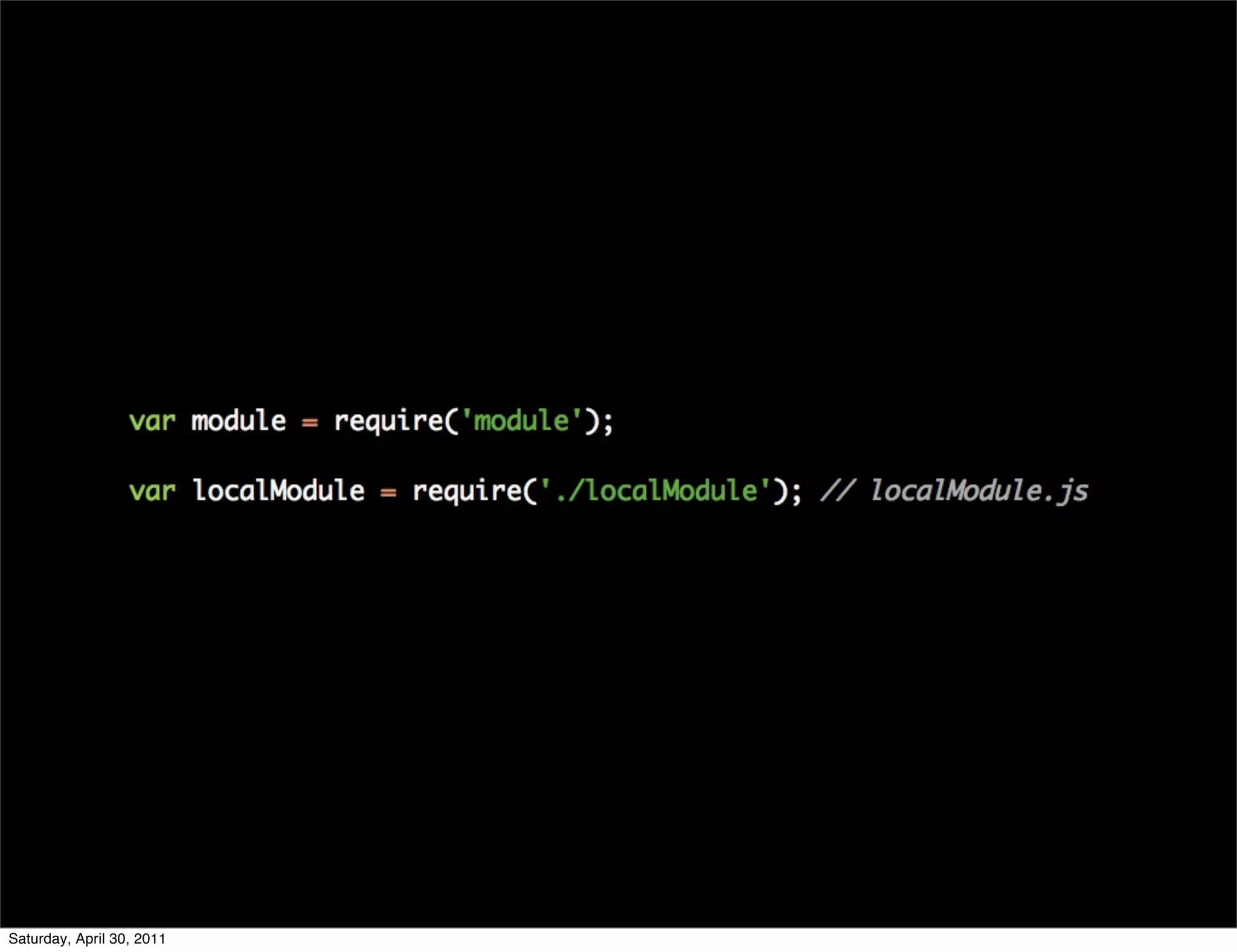 Saturday, April 30, 2011
 