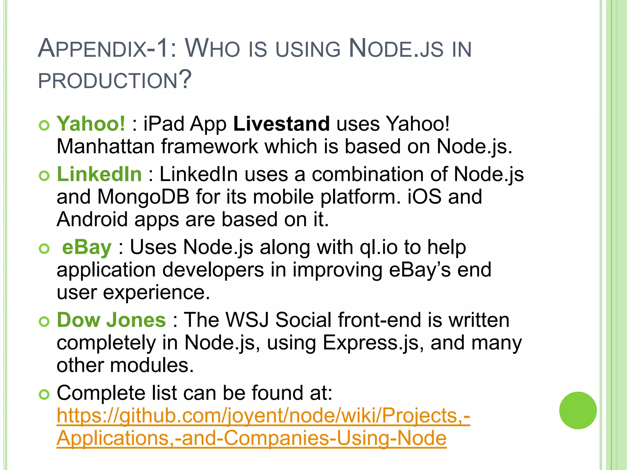 Introduction to Node.js
