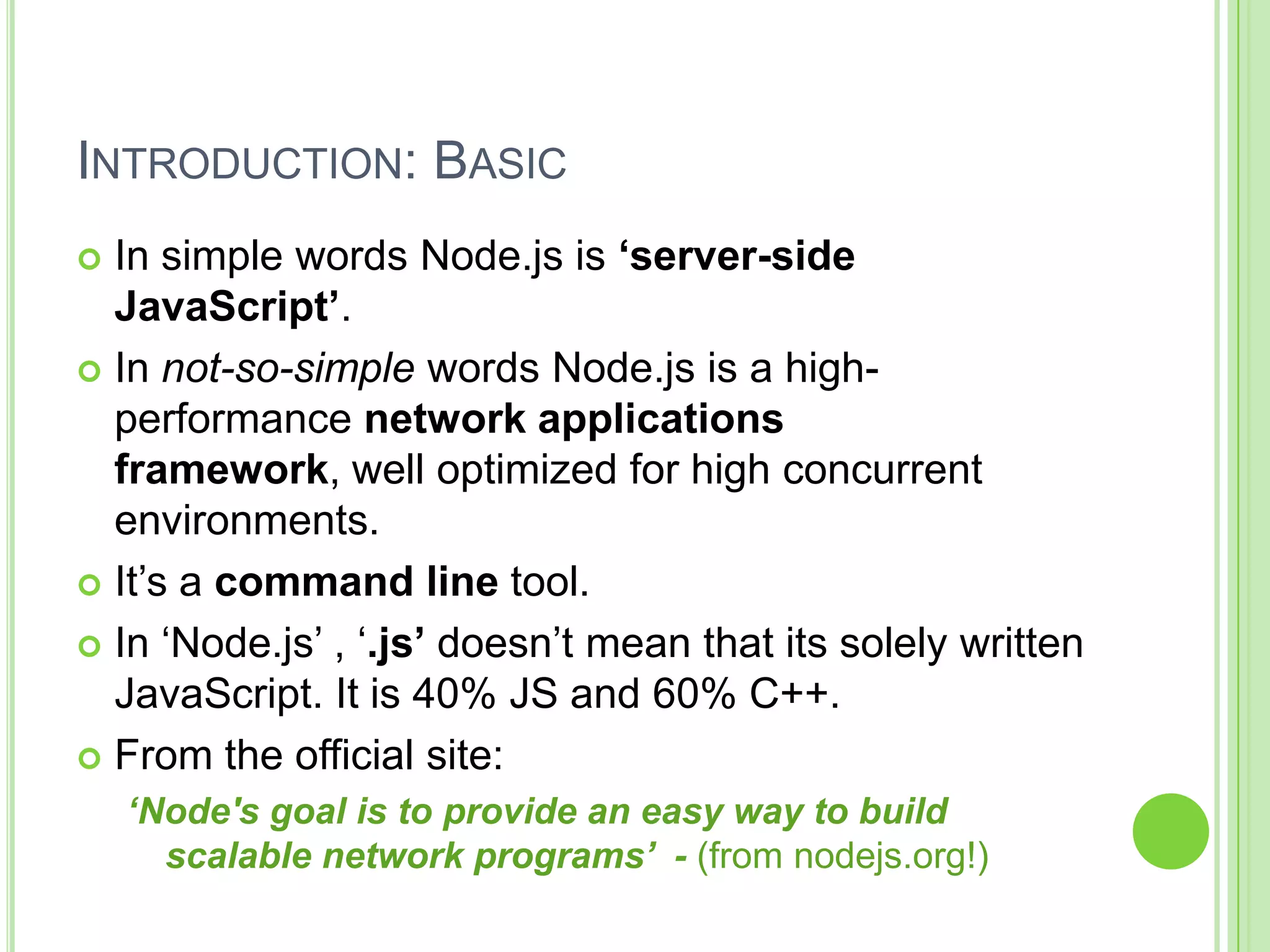 Introduction to Node.js