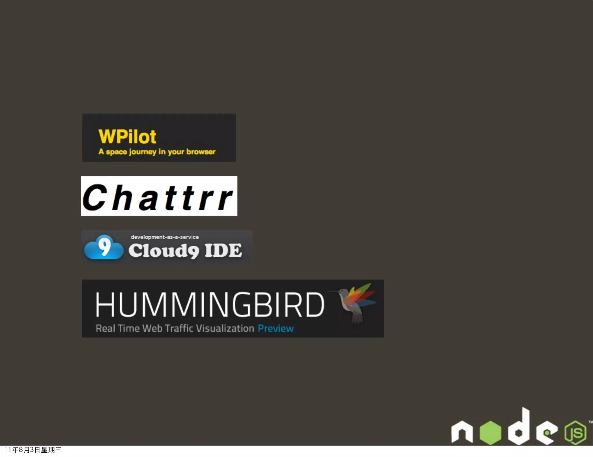 11年8月3日星期三
 