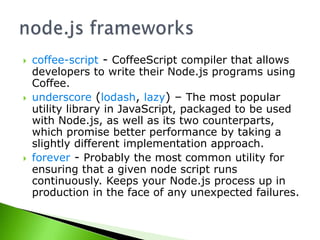 Nodejs | PPTX