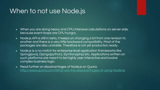 Nodejs | PPTX | Web Development | Internet