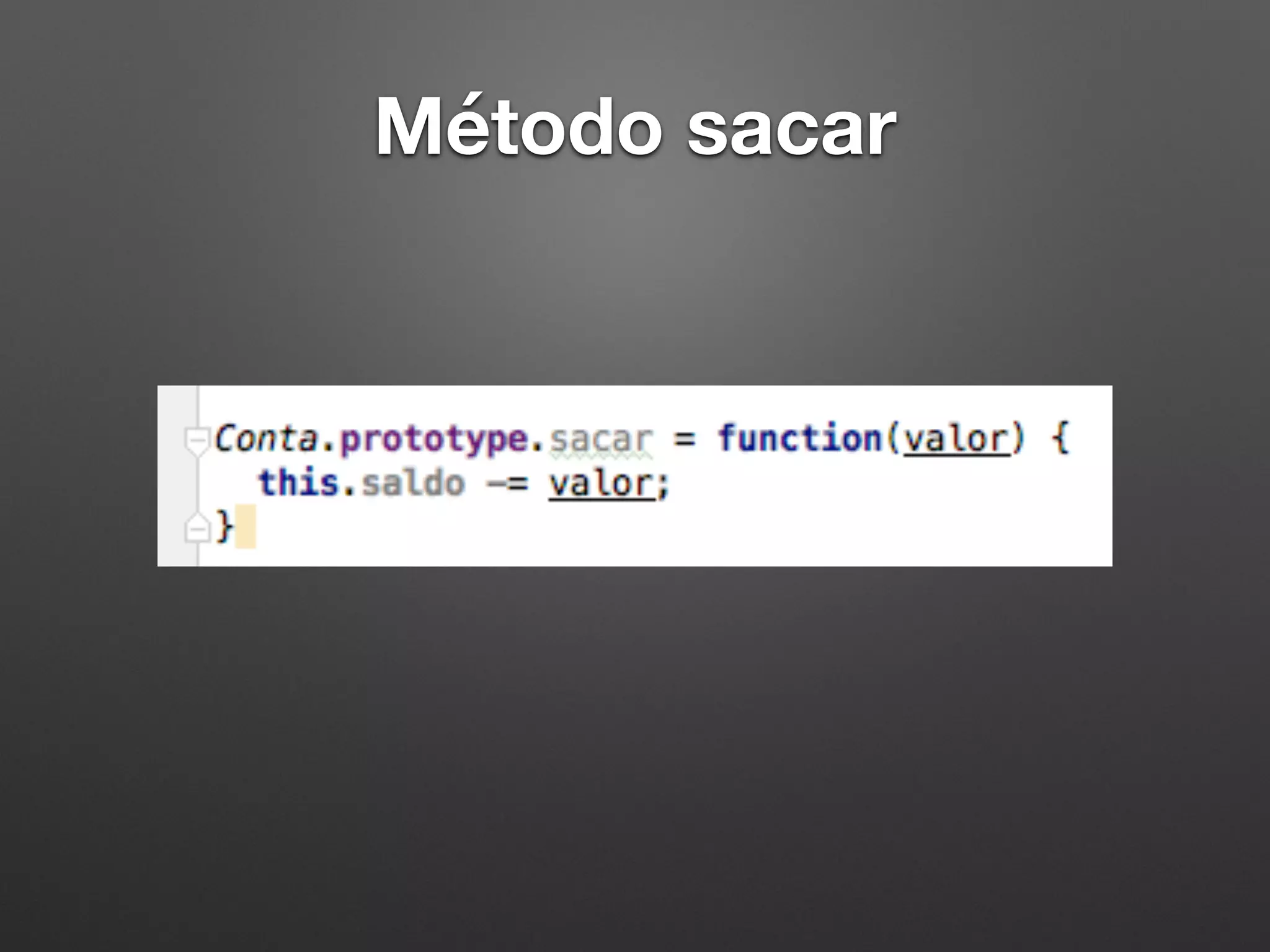 Método sacar
 