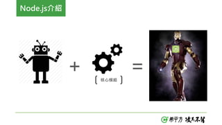 Node.js介紹
+
核心模組
=
 