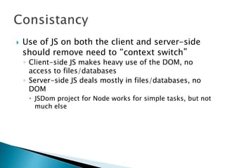NodeJS introduction and examples of event loops | PPT