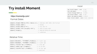 Try install Moment
https://momentjs.com/
 
