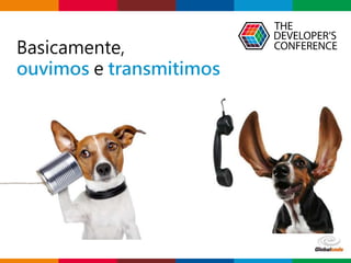 Globalcode – Open4education
Basicamente,
ouvimos e transmitimos
 