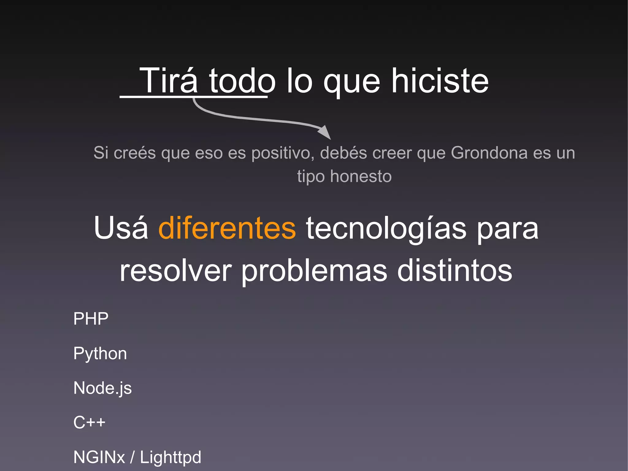 No sirvo para otra cosa más que programar 