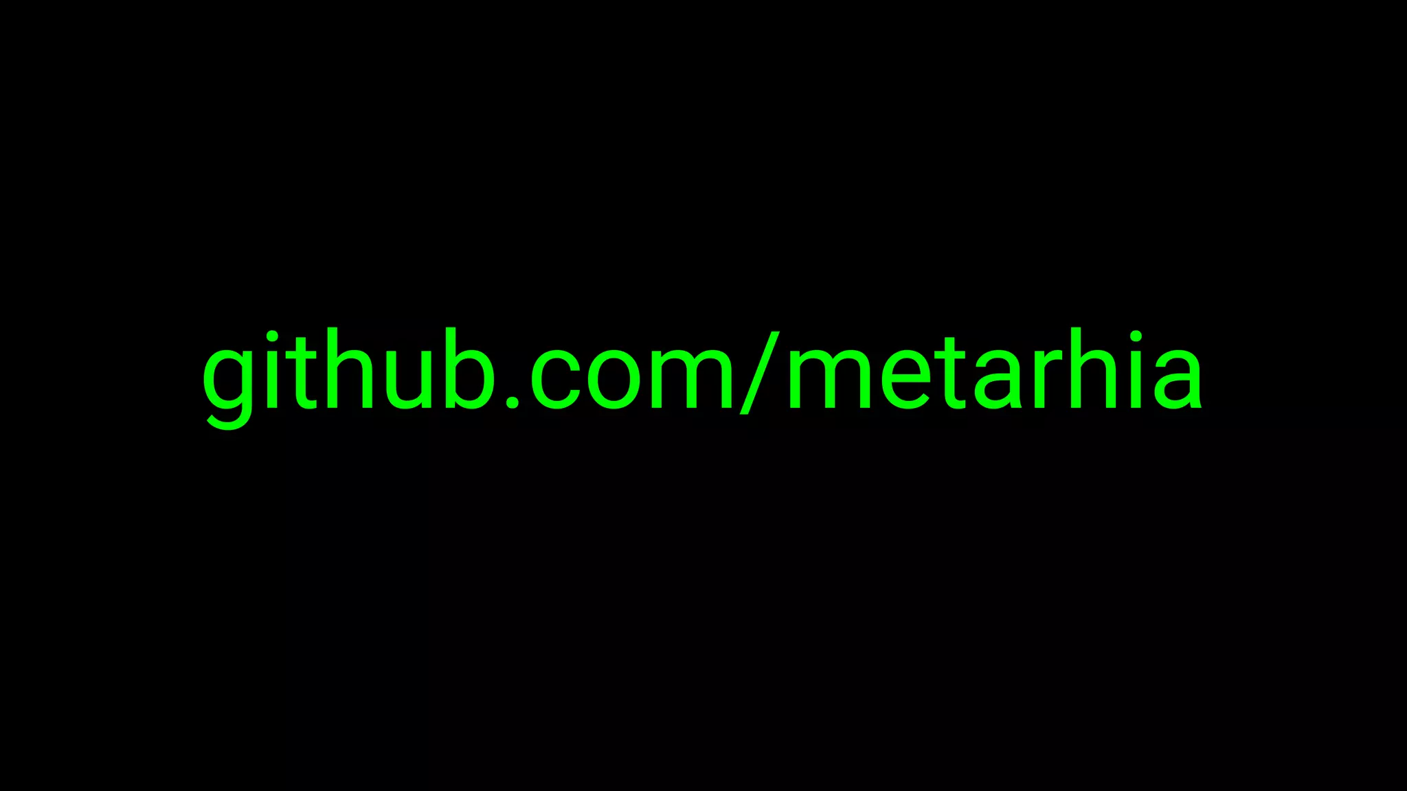 github.com/metarhia
 