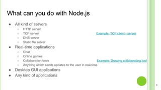 Node in Real Time - The Beginning | PPT