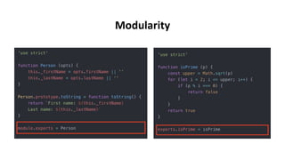 Modularity
 