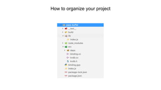 How to organize your project
 